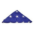 Flags Connections - Pre-Folded American Flags for Flag Display Cases - 3ft x 5ft American Flag or 5ft x 9.5 ft Flag, American Burial Flag.