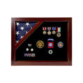 Colonial flag display case - Fit 3' x 5' Flag.
