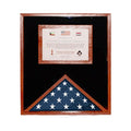 Flag Connections, Flag Display Case - Black Material.