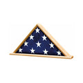 Memorial Flag Display Shadow Box - Walnut Material.