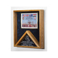 Flag case - Shadow Box - Oak or Walnut Material.