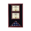 2 Documents Flag Display Cases - Material.