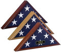 American Flag Display Case, Flag Display case - Wood Flag Display case