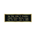 Flag Connections - Laser Engraved Name Plates.
