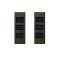 U.S. Army W3 Chief Warrant Officer 3 STA-BRITE® BLACK Metal Pin-on Rank