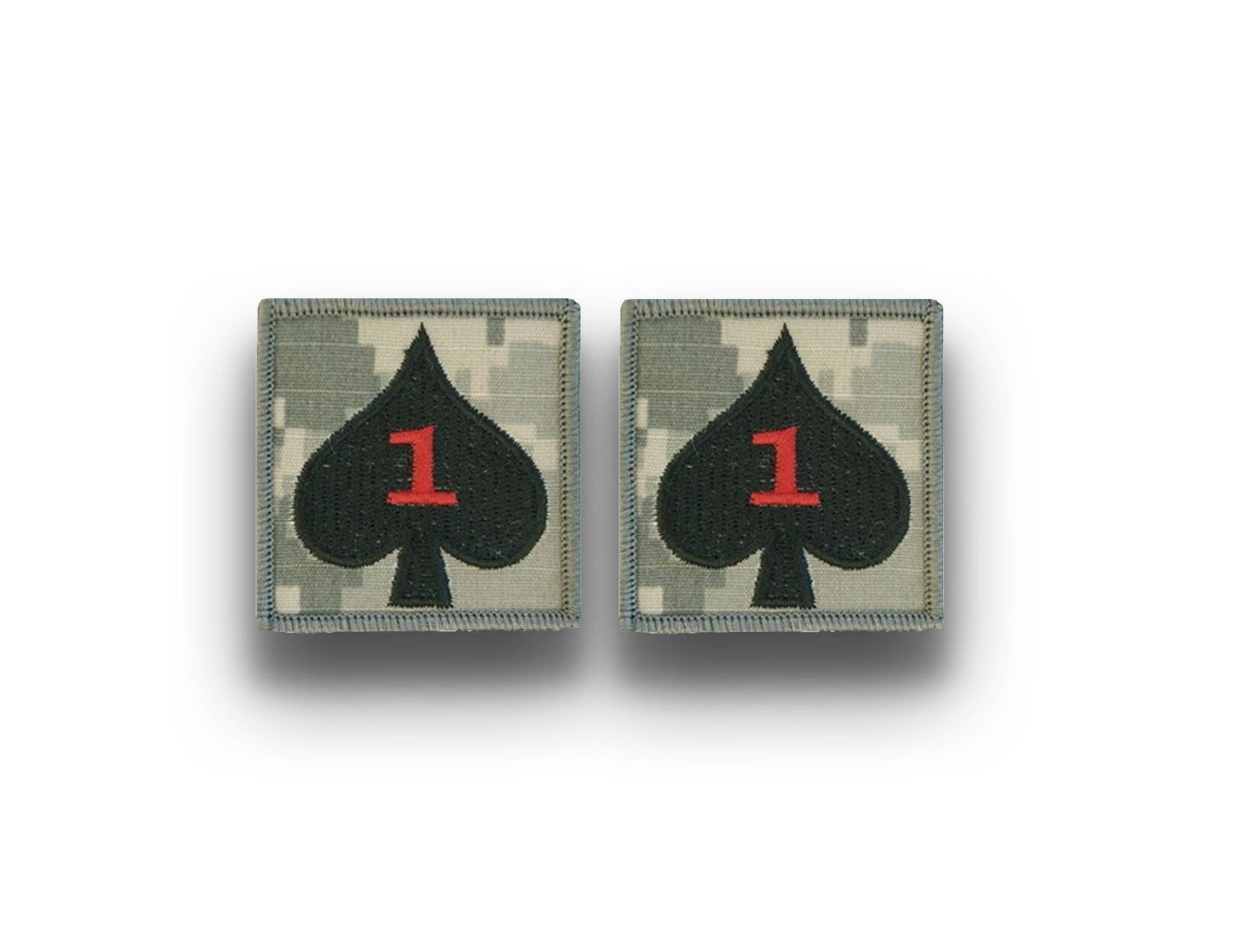 U.S. Army 506th Infantry 1st Battalion ACU Helmet Patch (pair)