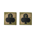 327th Infantry 2nd Battalion #2 Club OCP Helmet Patch