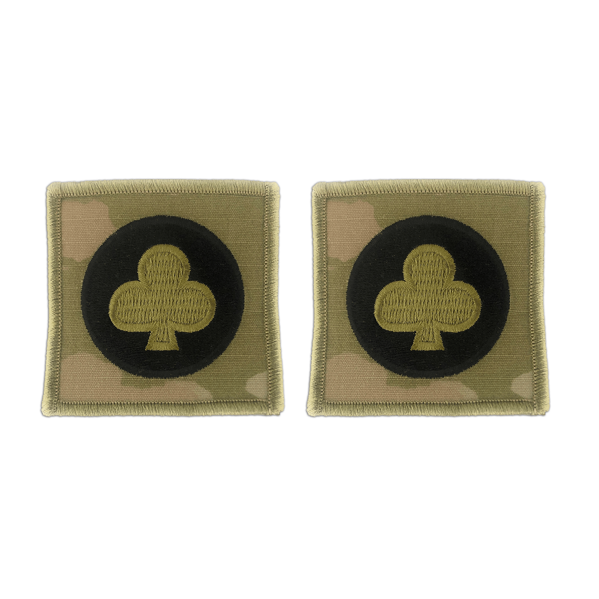 Club With ROTC 2nd LT Dot OCP Helmet Patch