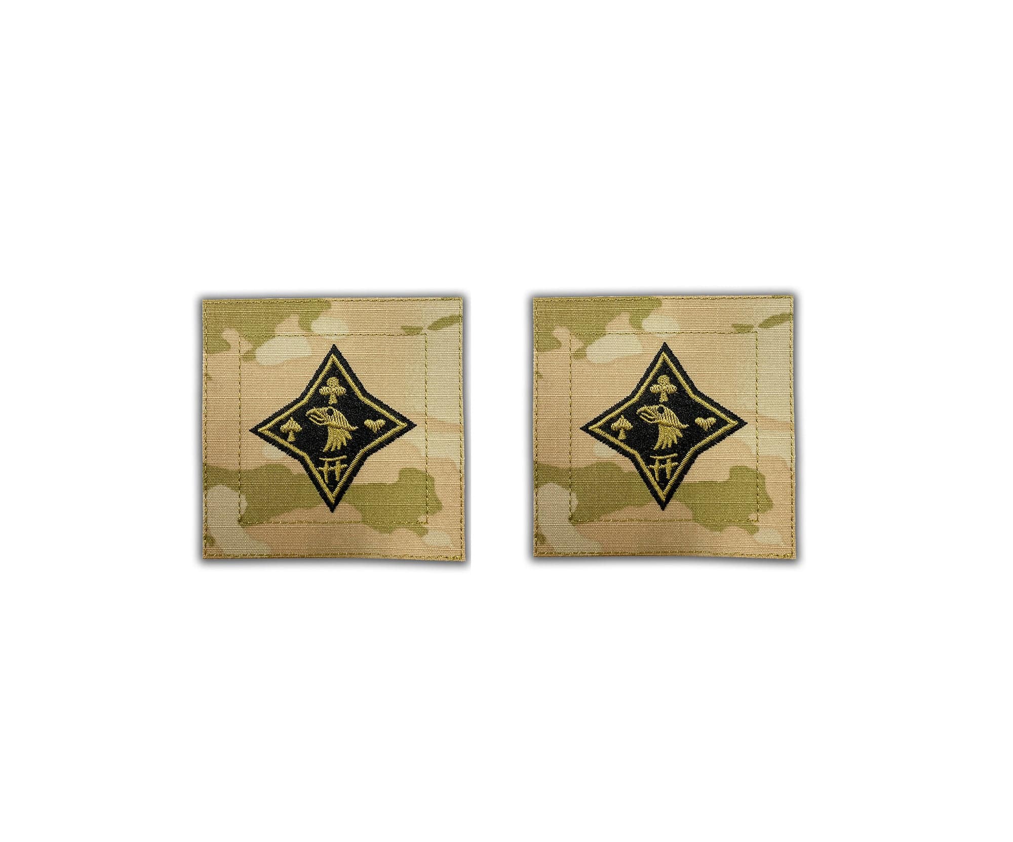 U.S. Army 101st Sustainment OCP Helmet Patch (pair)