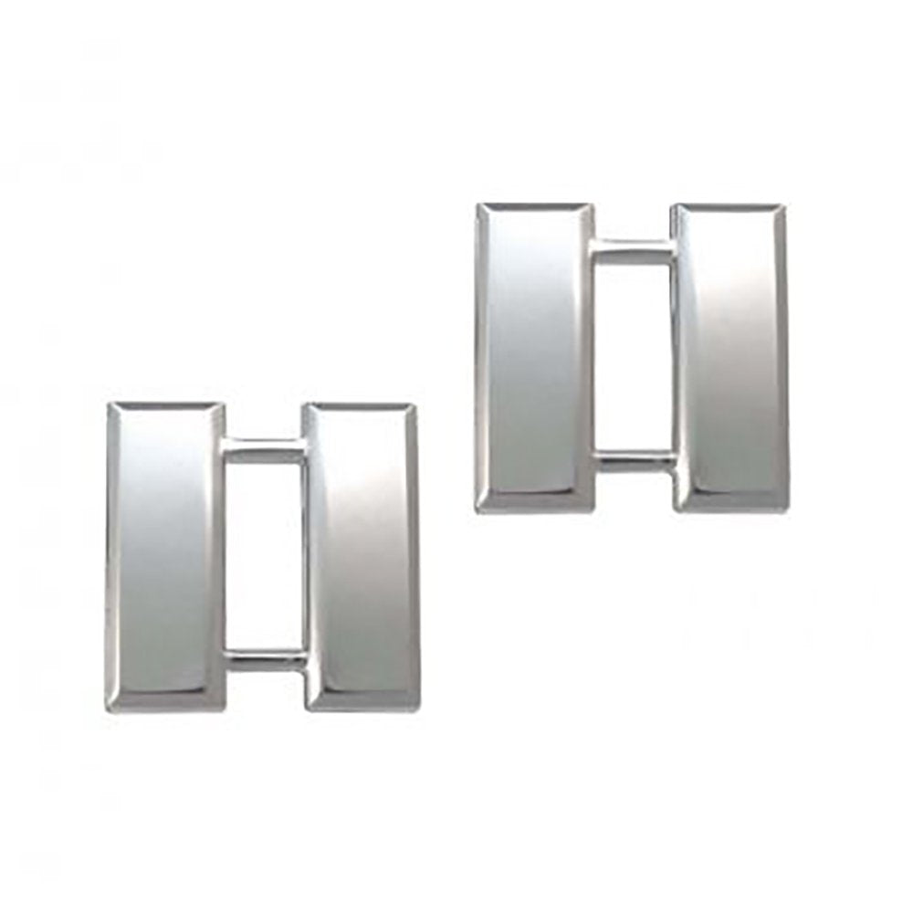 US Army Brite Shiny Metal Pin-On Rank