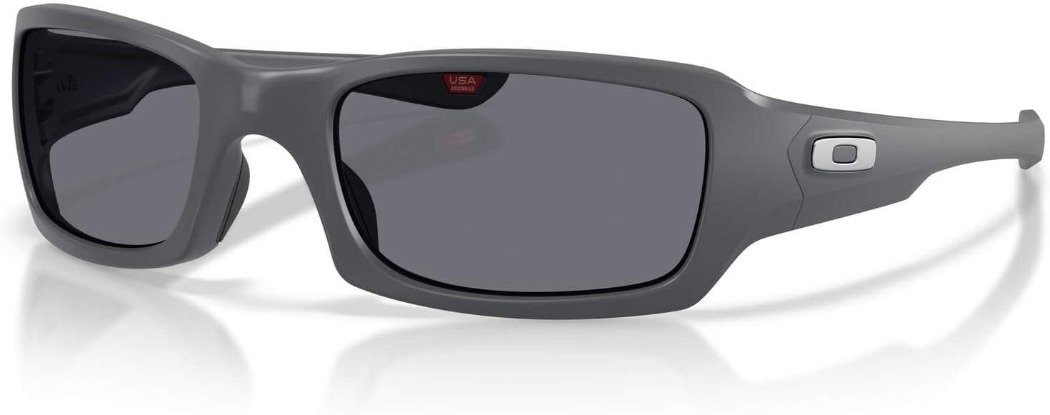 Oakley Mens OO9238 Fives Squared Rectangular Sunglasses