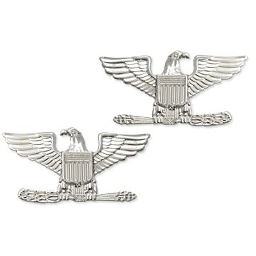 US Army Brite Shiny Metal Pin-On Rank