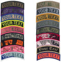 Custom Embroidered Uniform Name Tape Rocker Patches Embroidered, 6 Sizes