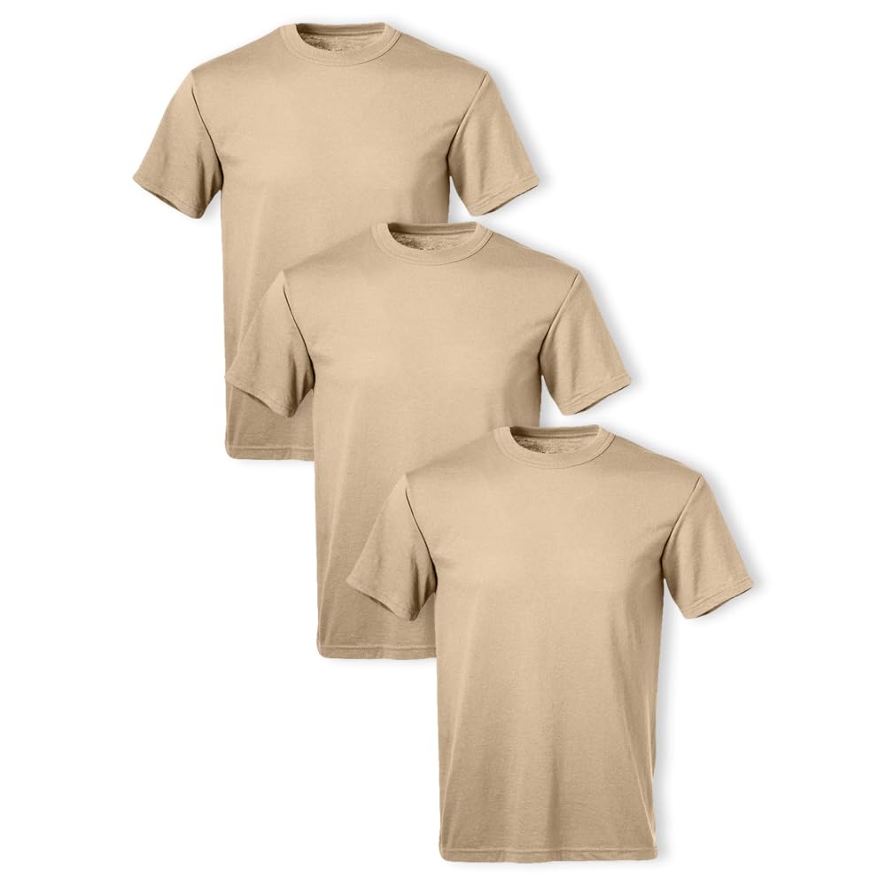 Soffe Men's 3 Pack - USA Poly/Cotton Military Tee