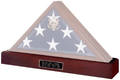 Military Base for Display Case Shadow Box - solid cherry - Base only !!!