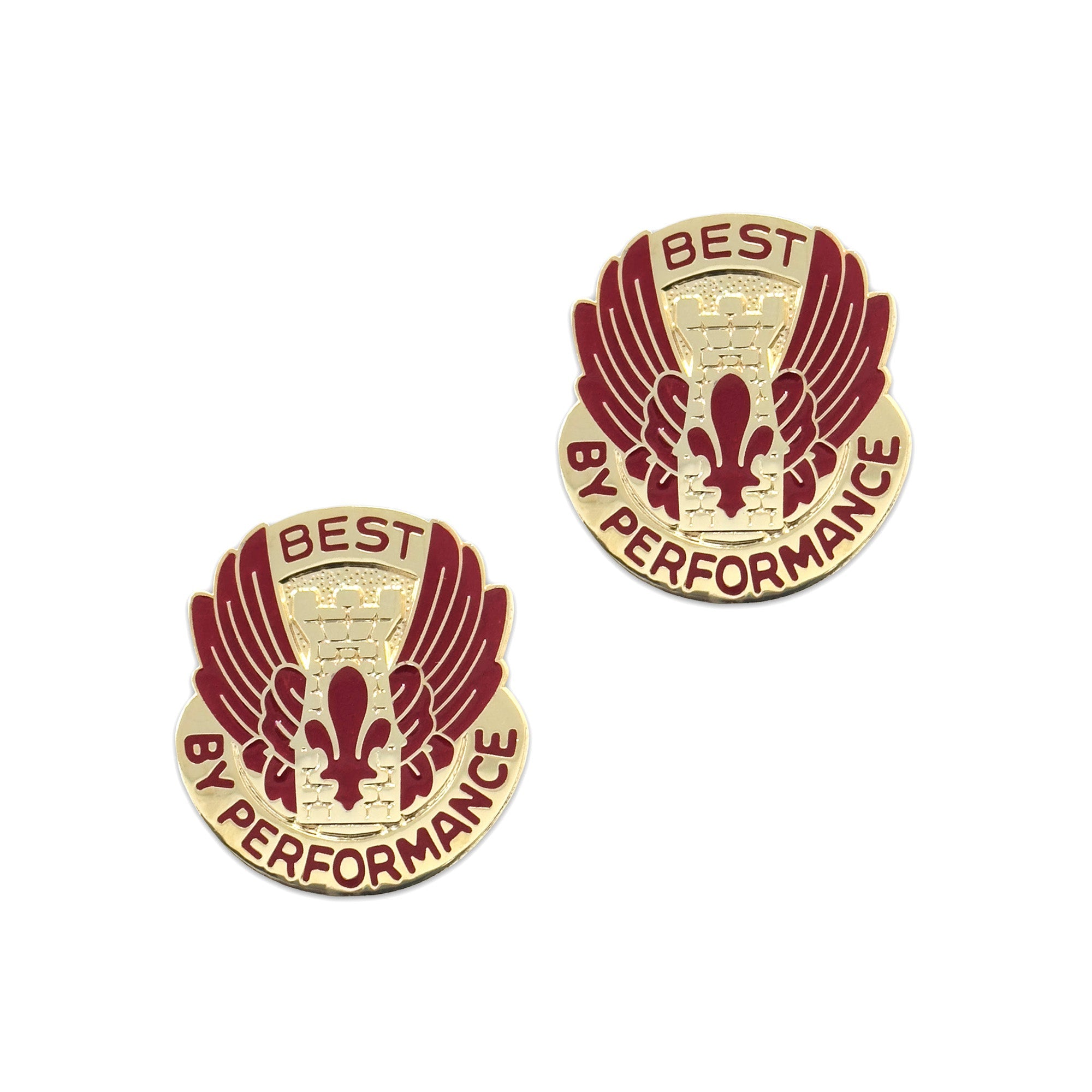 U.S. Army 526th Support Battalion Crest "Best By Performance" (pair)