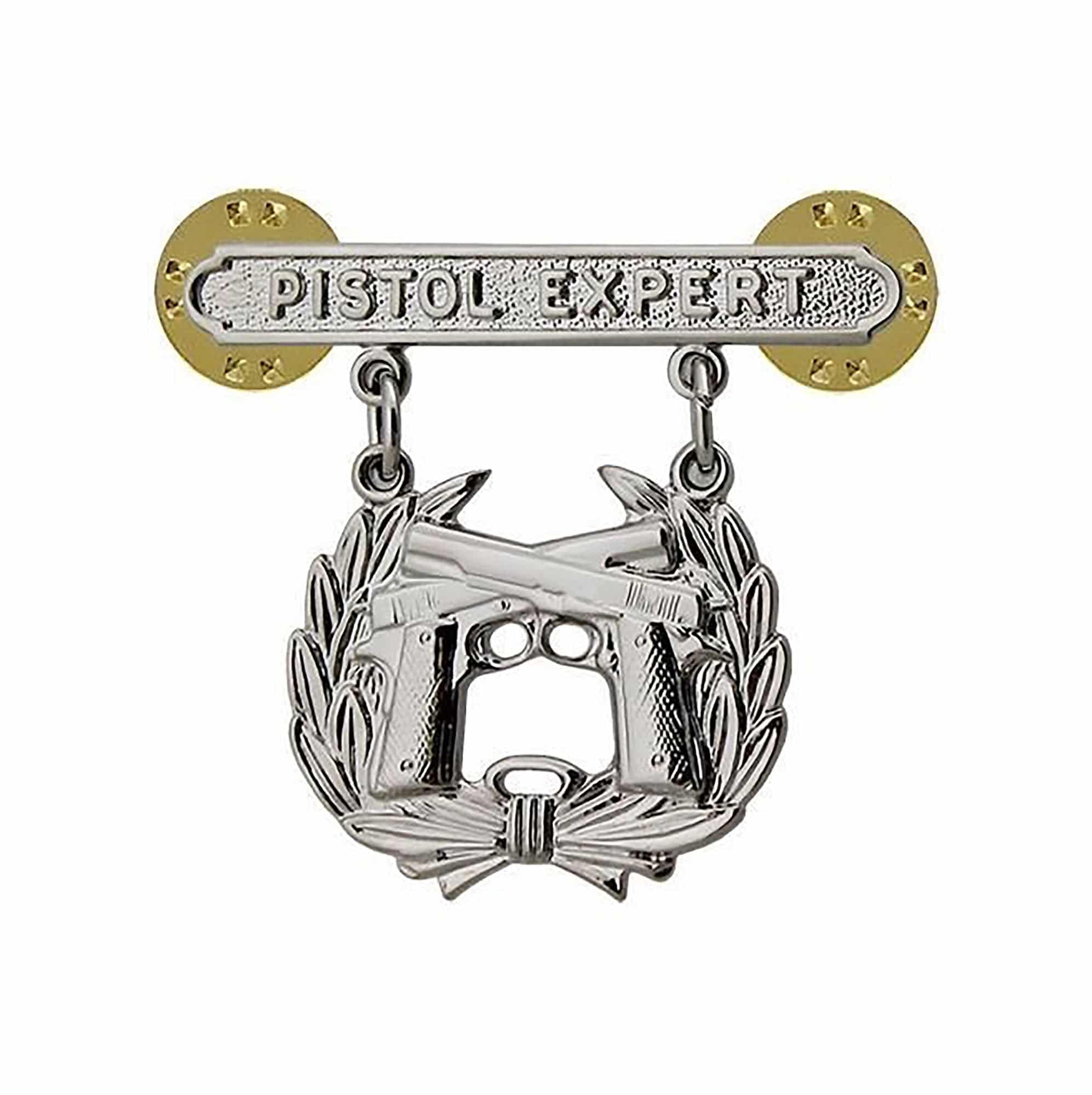 U.S. Marine Corps Identification Pistol Expert Badge (each)