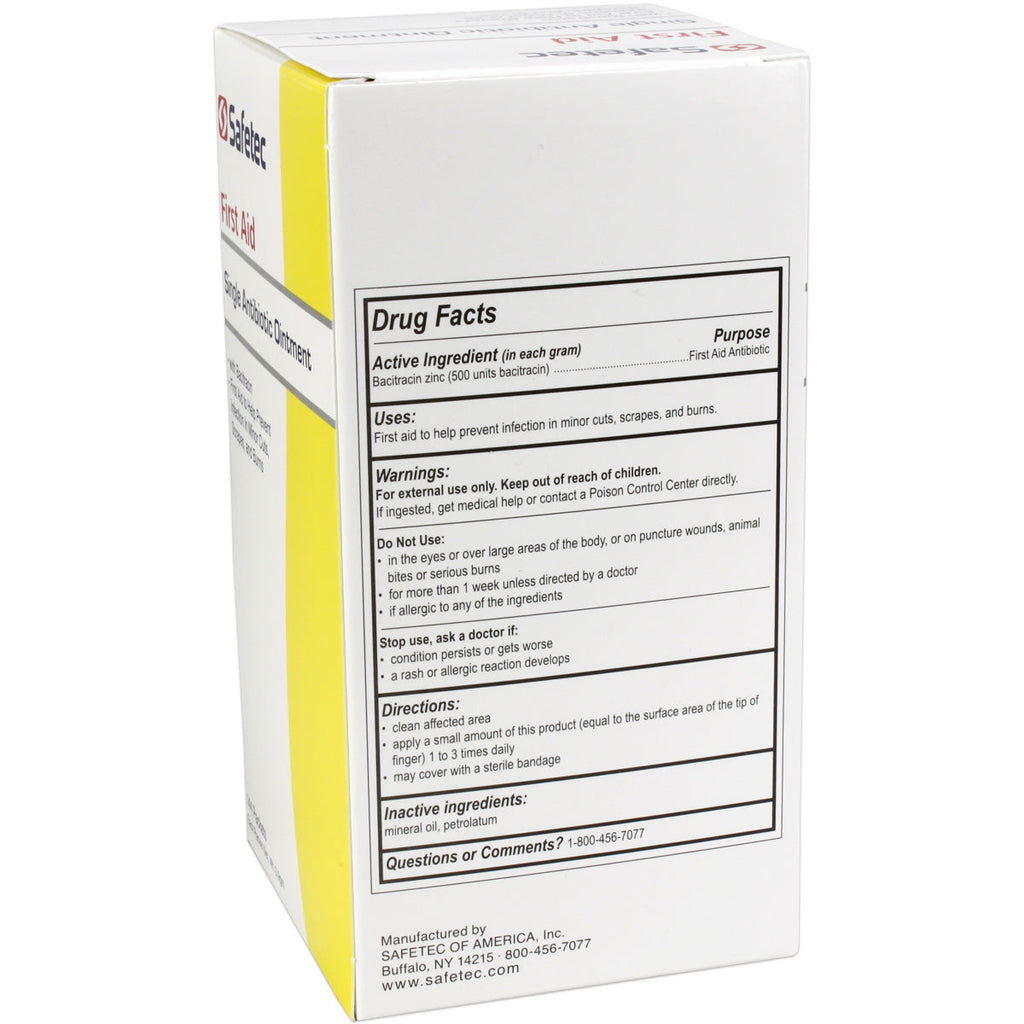 Single Antibiotic (Bacitracin) .9gm. Pouch, 144 per box