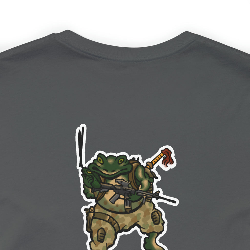M4 and Radio Frog - Back Print - Short Sleeve Tee
