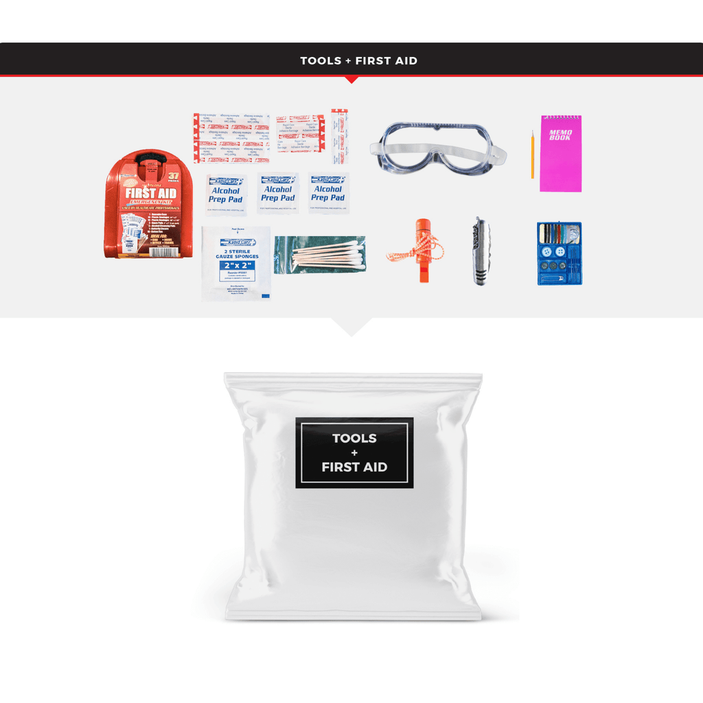 WSK Essential Survival Kit for Up To 6 People plus Dry Bag