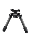 Linkogear HB-C02M Bipod – Black, Carbon Fiber, Quick-Detach, 7-10” Adjust