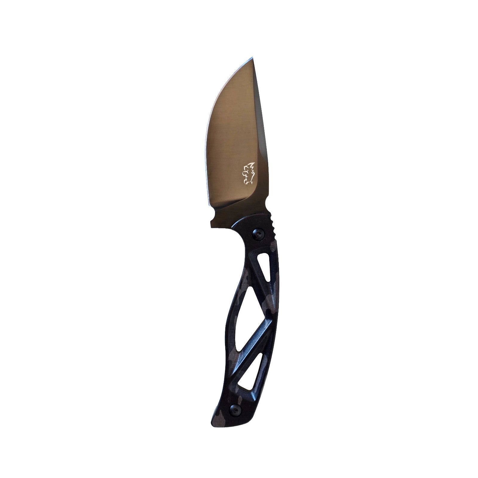 MUCITUP LIMITED EDITION MUCTAC Surge Fixed Blade Knife D2 Steel 3" DLC Blade Multicam Black G10