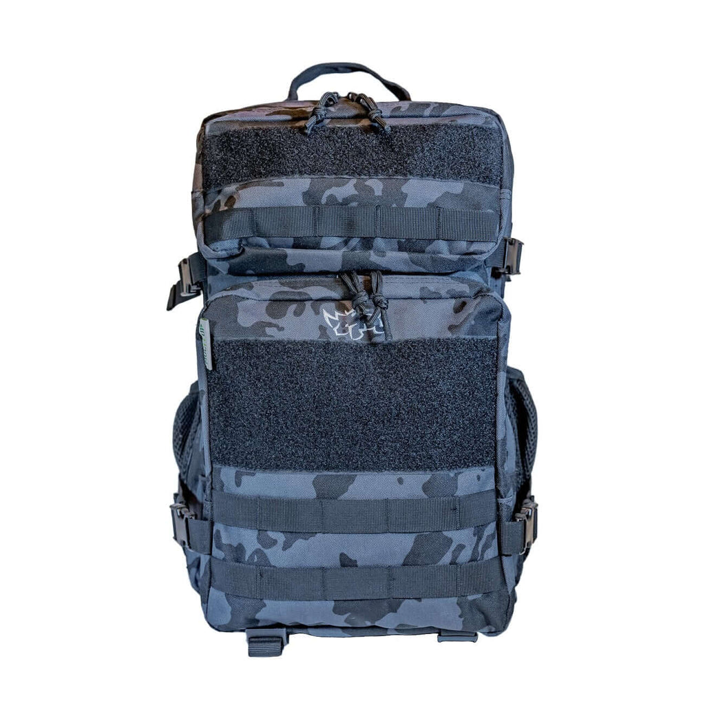 MUCITUP Rhino MUCPAC Tactical Backpack 500D Nylon MOLLE EDC - Grey, Black, & MCBK