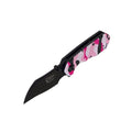 MUCITUP Mini Ceros Pink Camo Folding Knife 9Cr18MoV G10 EDC Black/Pink