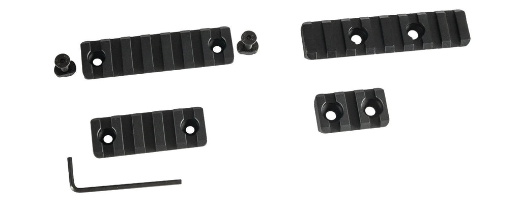 LINKOGEAR MLOK-Style Picatinny Rail 3-13 Slot 6061-T6 Aluminum + Hardware Tool