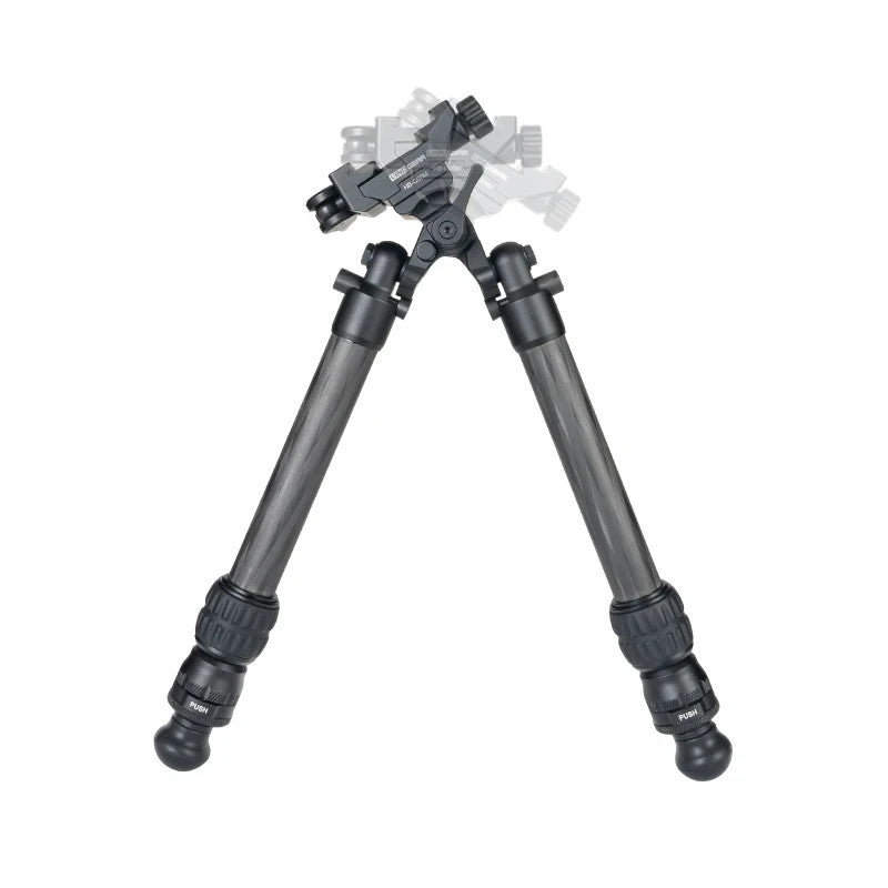 Linkogear HB-C06ML Carbon Fiber Bipod 7.5"-25.9" Arca & Picatinny