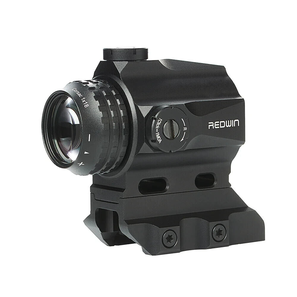 Red Win Corsac 1x18 Micro Prism Scope Etched Reticle 8 Day+2 NV IPX67 Hunting Optic RMP1