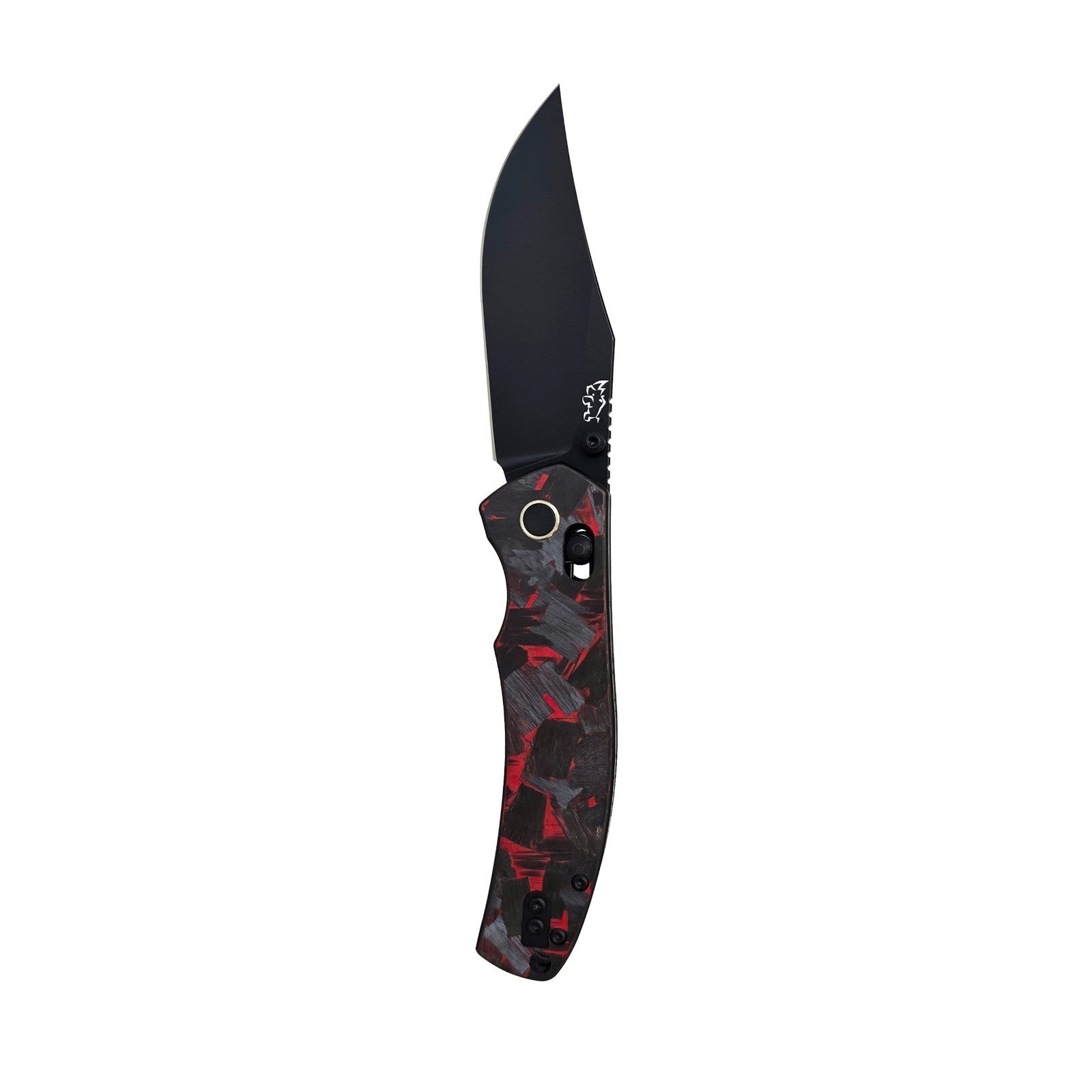 MUCTAC Ember & Smoke Folding Knife – 14C28N Steel, Crossbar Lock, EDC