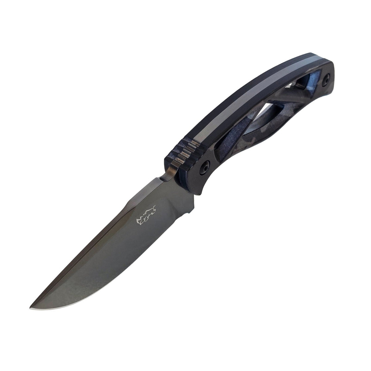 MUCITUP LIMITED EDITION MUCTAC Surge Fixed Blade Knife D2 Steel 3" DLC Blade Multicam Black G10