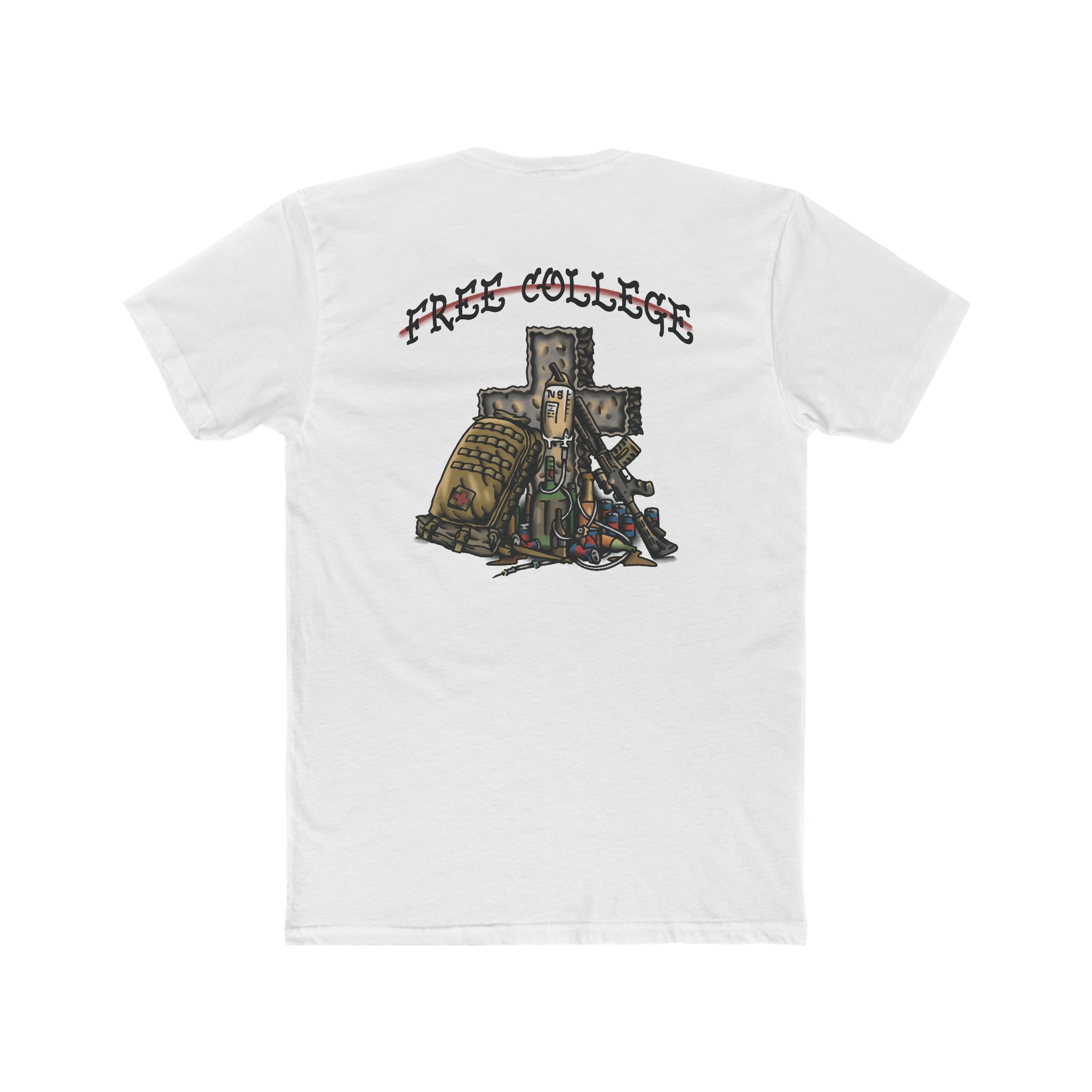 Free College Cross - Crew Tee