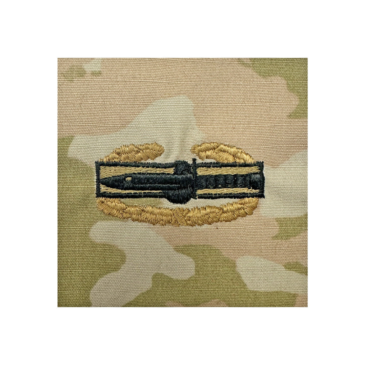 U.S. Army Master Combat C.A.B. COMBAT ACTION 1AWD Gold Wreath OCP Sew On