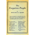 The Forgotten People - Paperback