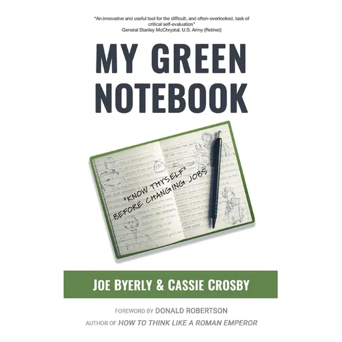My Green Notebook: "Know Thyself" Before Changing Jobs - Paperback
