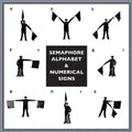 Semaphore Alphabet: And Numeral Signs For The Army - Paperback