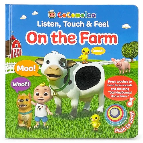 Cocomelon Listen, Touch & Feel on the Farm - Board Book