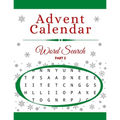 Advent Calendar Word Search: Christmas Activity & Puzzle Book for Gift Holiday Countdown Part 2 - Paperback