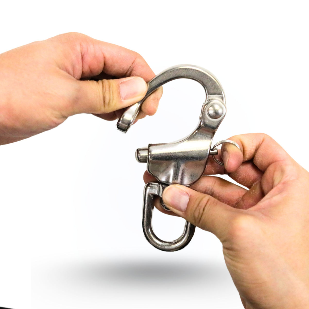 Scuba Choice Marine Grade Stainless Steel Swivel Shackle w/ Eye, 66mm