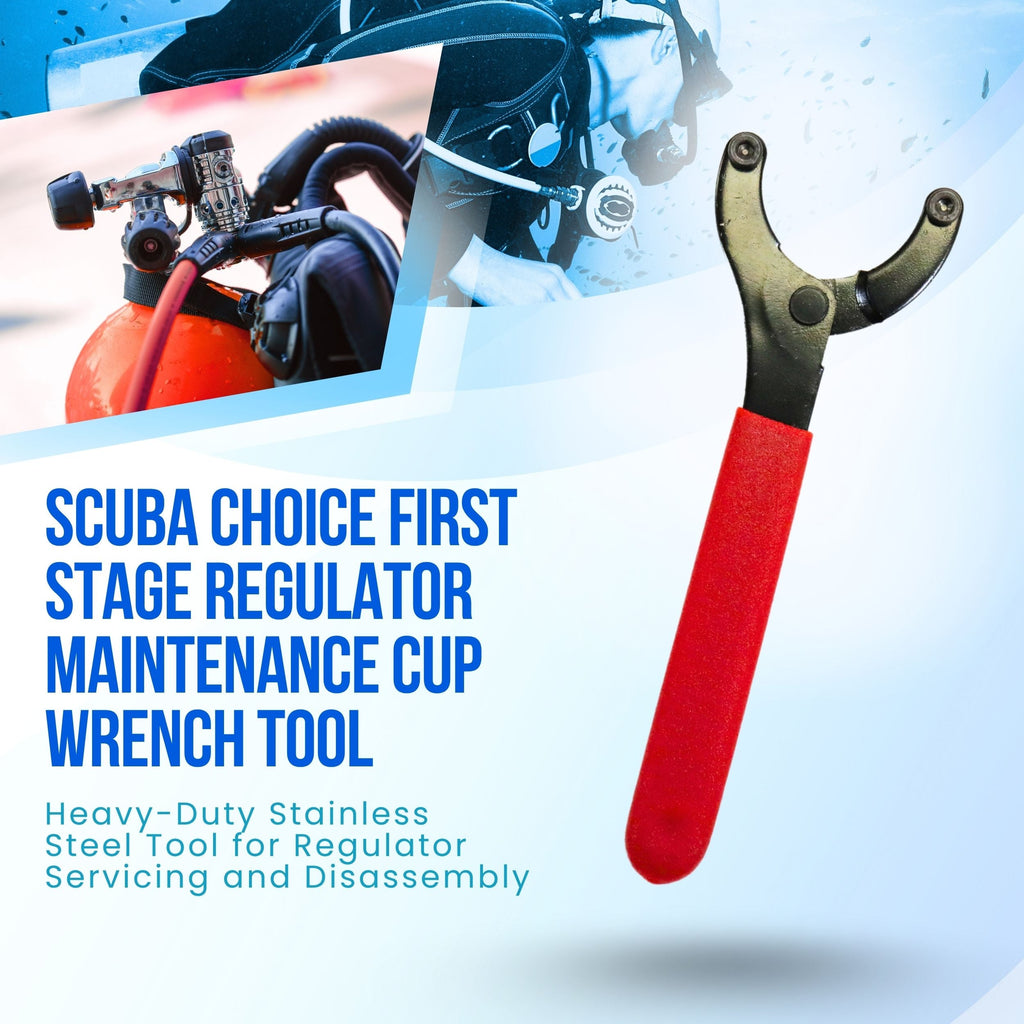 Scuba Diving Dive First Stage Regulator Maintenance Service Cup Wrench Tool