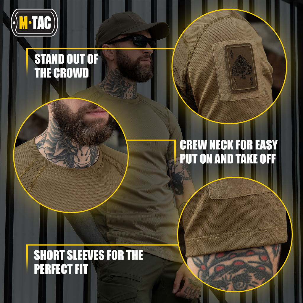 M-Tac T-Shirt Athletic Tactical Gen II with Loop Panels (Set of 3)