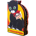 Black Cats at Halloween Shape Book - Paperback