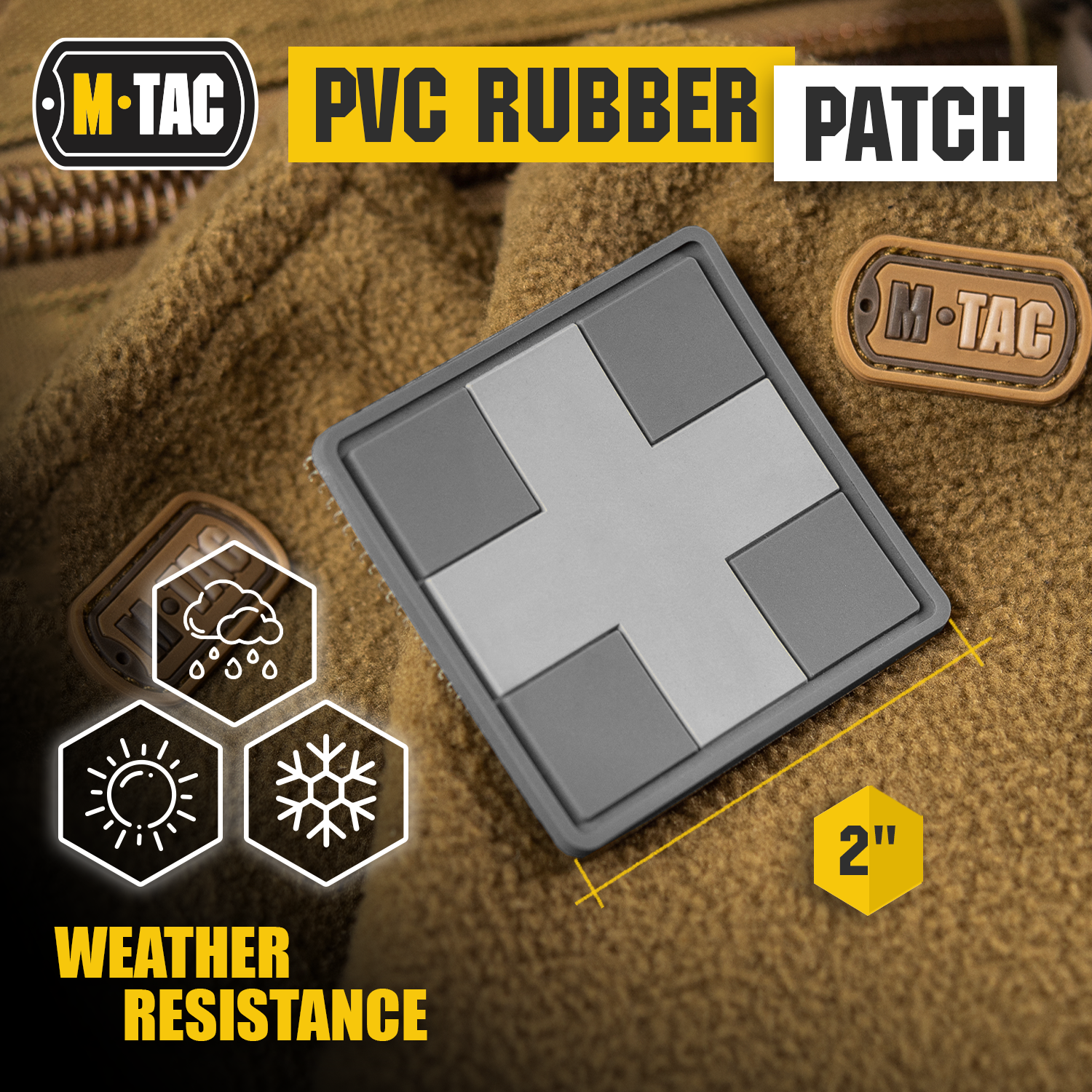M-Tac patch Medic Cross Square PVC