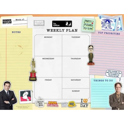 The Office: Weekly Planner Notepad - Paperback