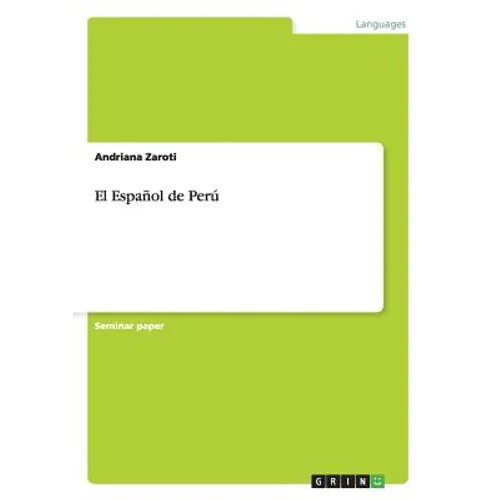 El Español de Perú - Paperback