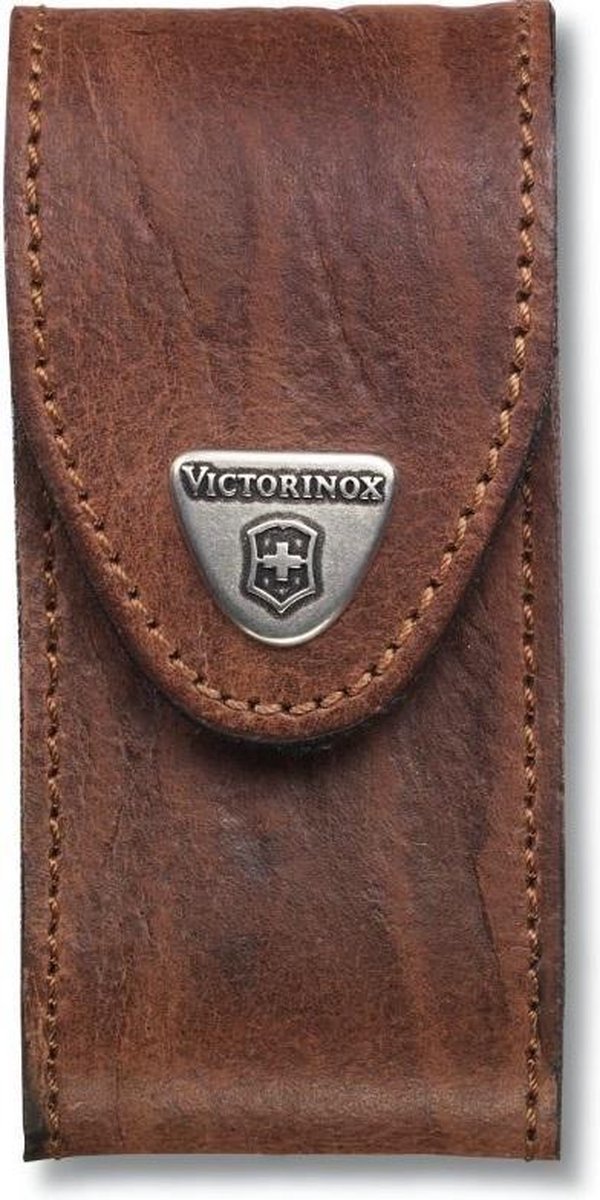 Victorinox belt pouch brown - leather - for Swisschamp and cybertool, among others