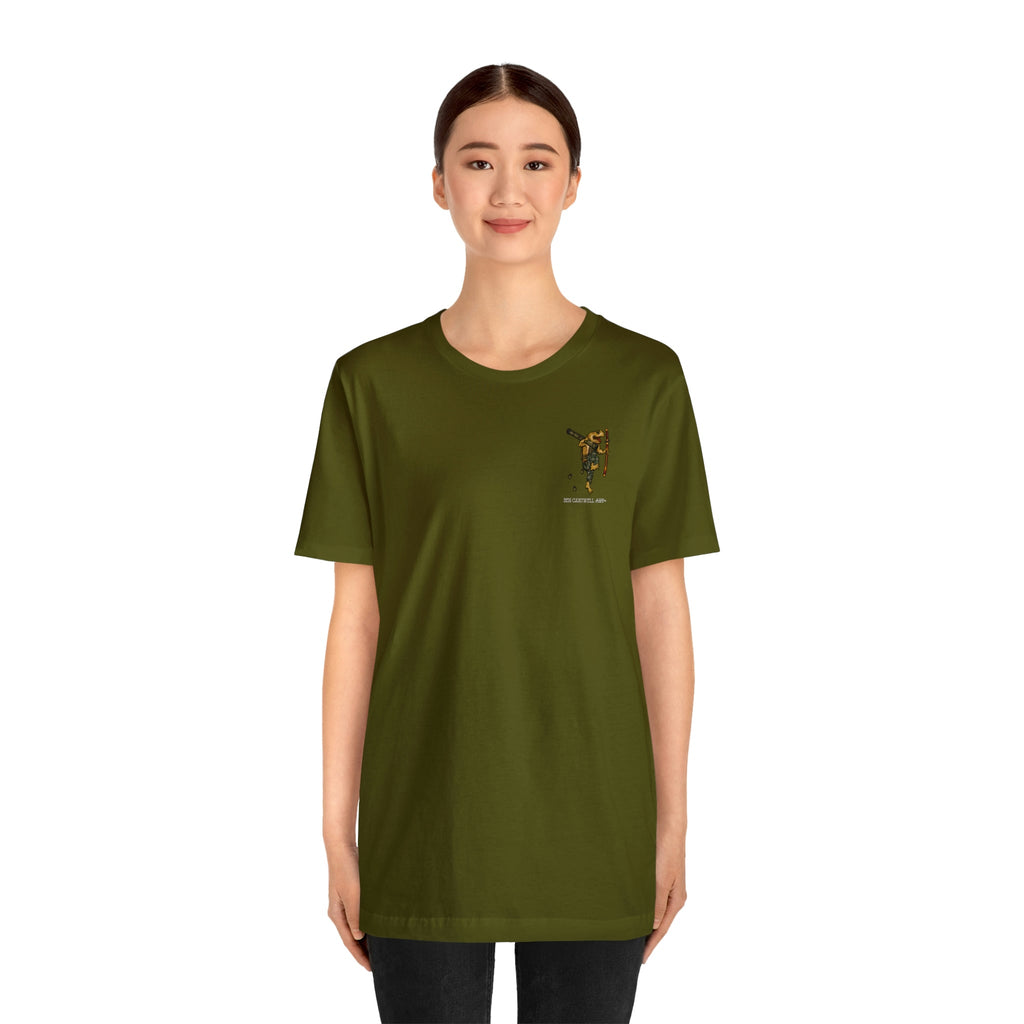 AT4 Rocket and Sword Frog - Front Print - Short Sleeve Tee