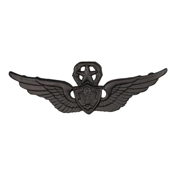 Army STA-BRITE® Subdued Black Metal Badges
